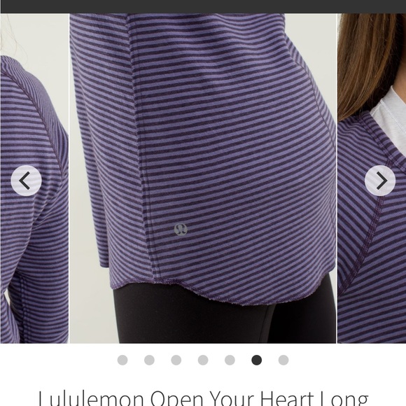 Lululemon crewneck long sleeve purple sz 6 - Picture 7 of 8